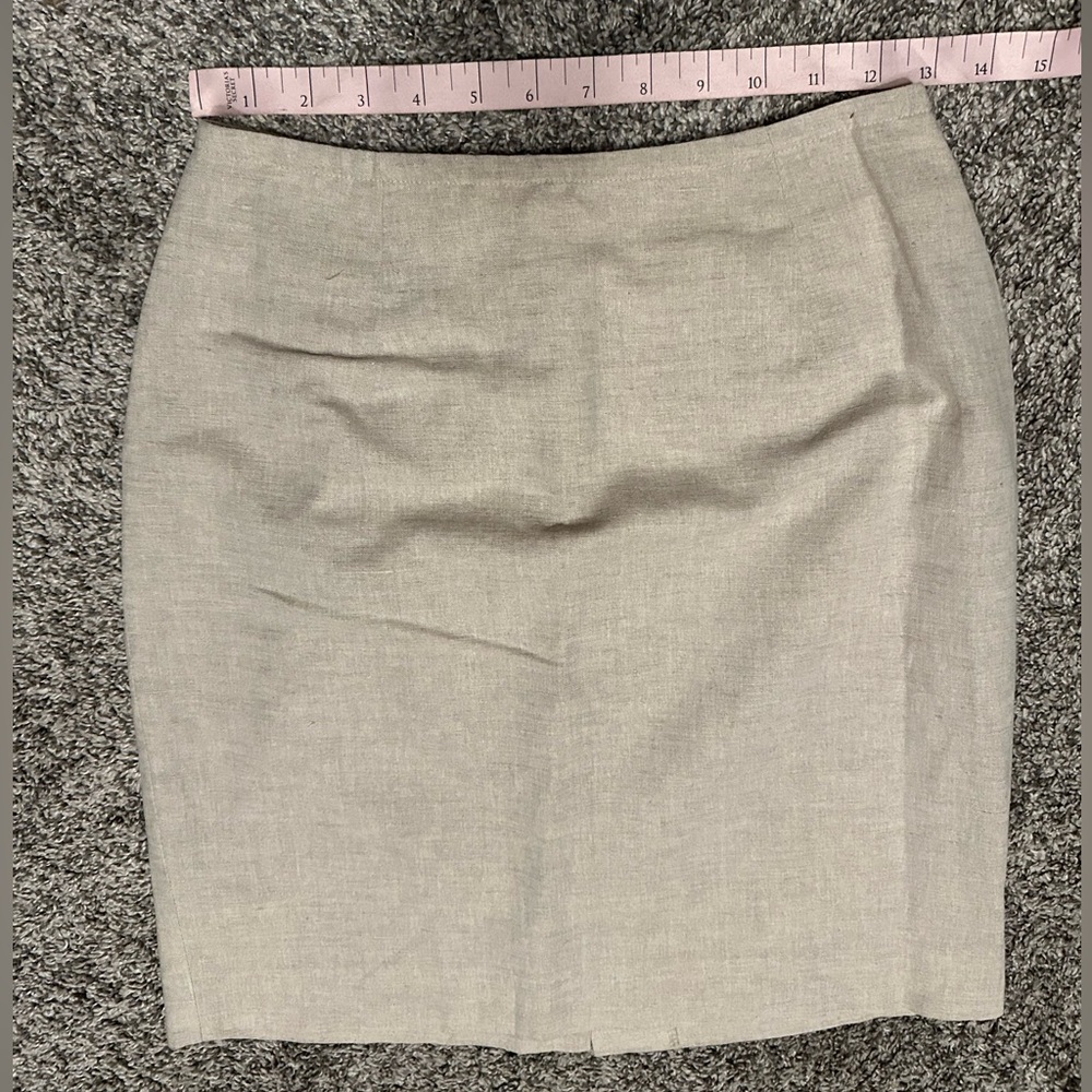 MODA INTL WOMEN SKIRT SUIT SIZE 4 COLOR CREAM - Picture 6 of 12